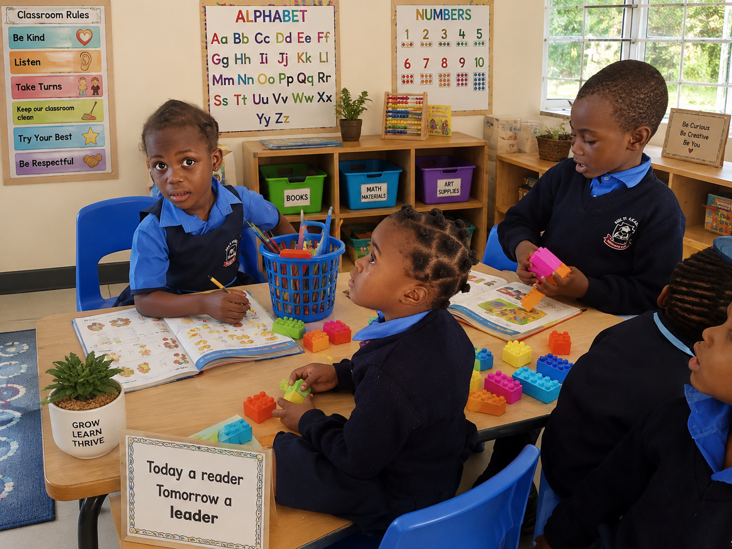 Children enjoying a bright day at Multi Academy