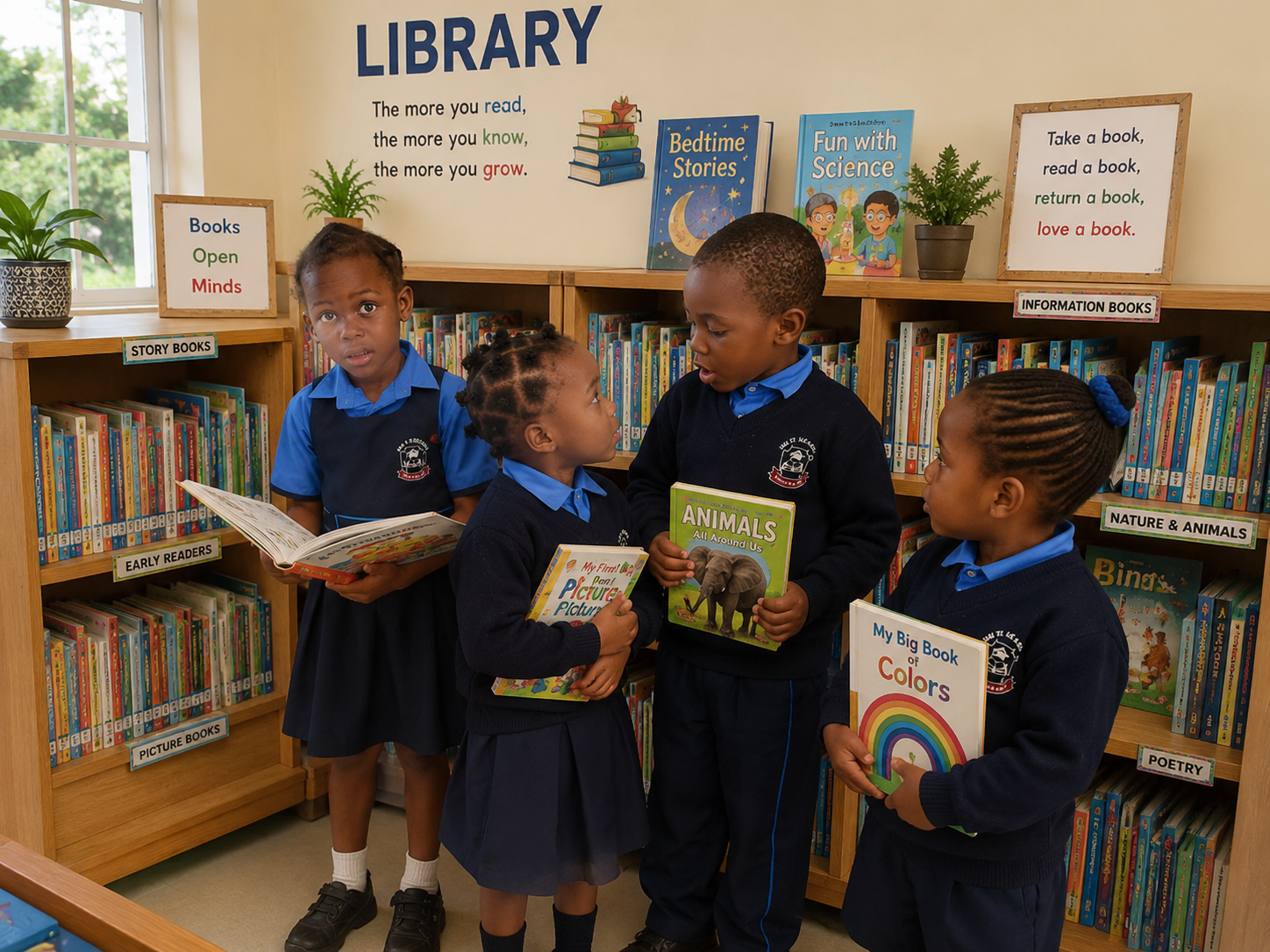 Learners enjoying a classroom activity